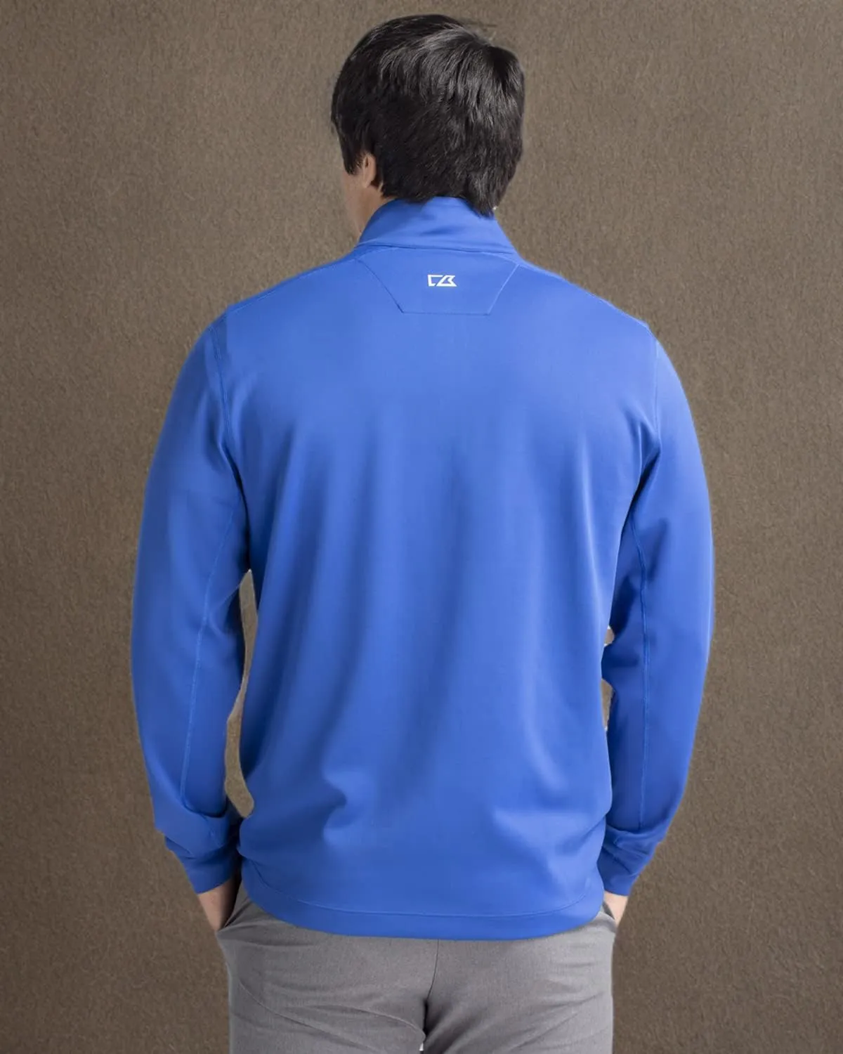 Cutter & Buck Men's Moisture Wicking Drytec UPF 50  Traverse Half Zip Pullover