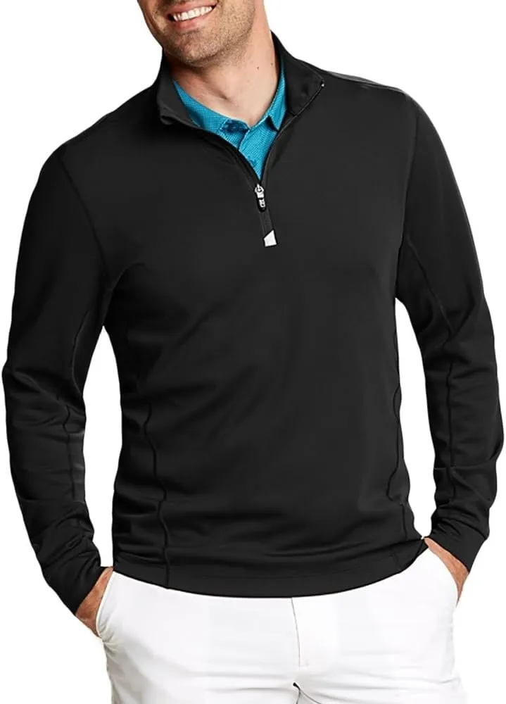 Cutter & Buck Men's Moisture Wicking Drytec UPF 50  Traverse Half Zip Pullover