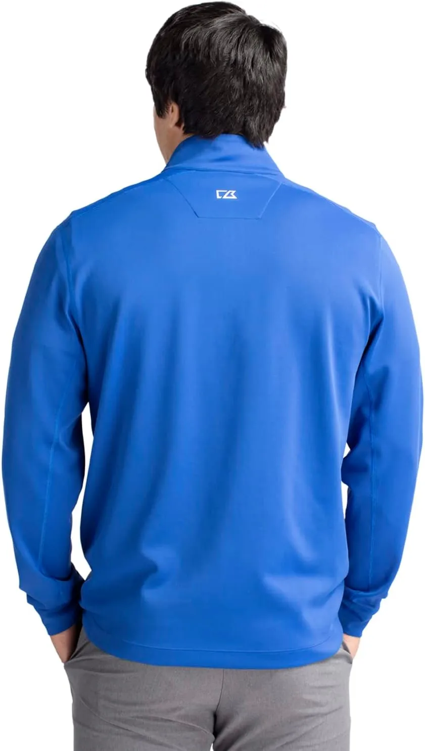Cutter & Buck Men's Moisture Wicking Drytec UPF 50  Traverse Half Zip Pullover
