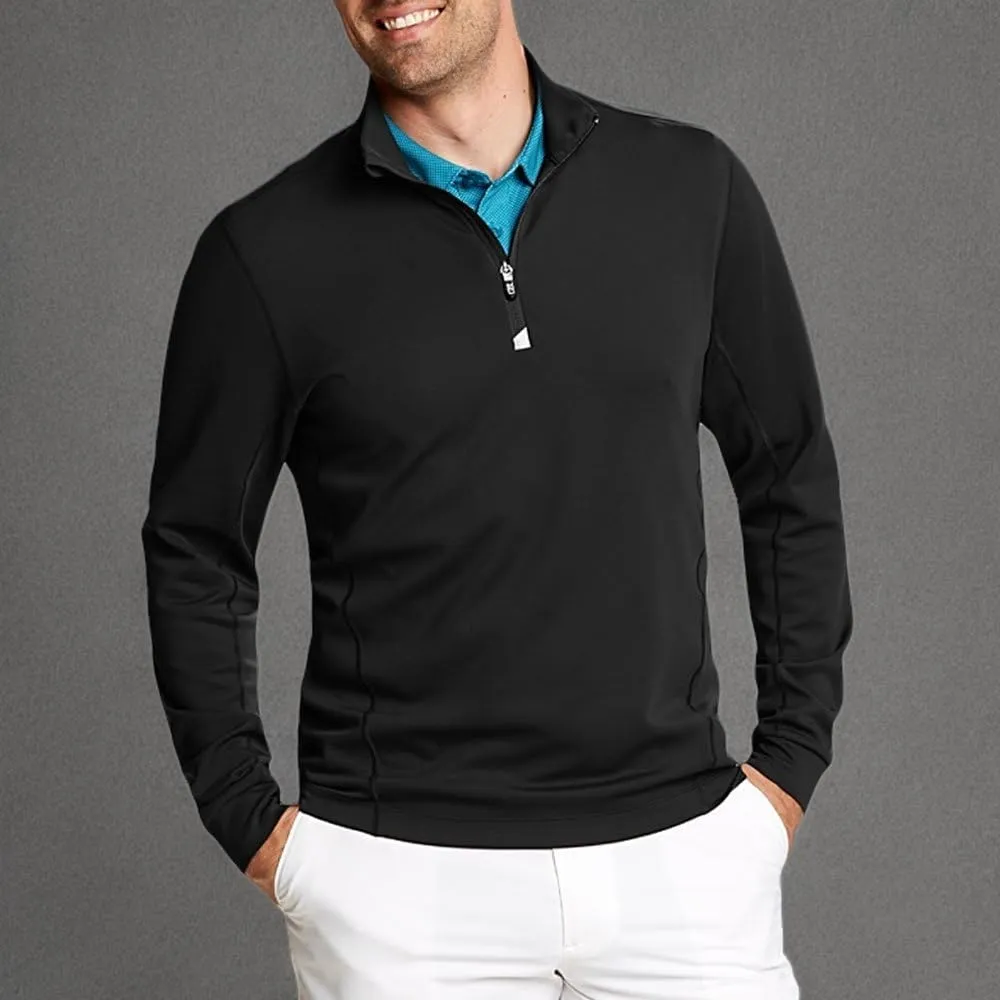 Cutter & Buck Men's Moisture Wicking Drytec UPF 50  Traverse Half Zip Pullover
