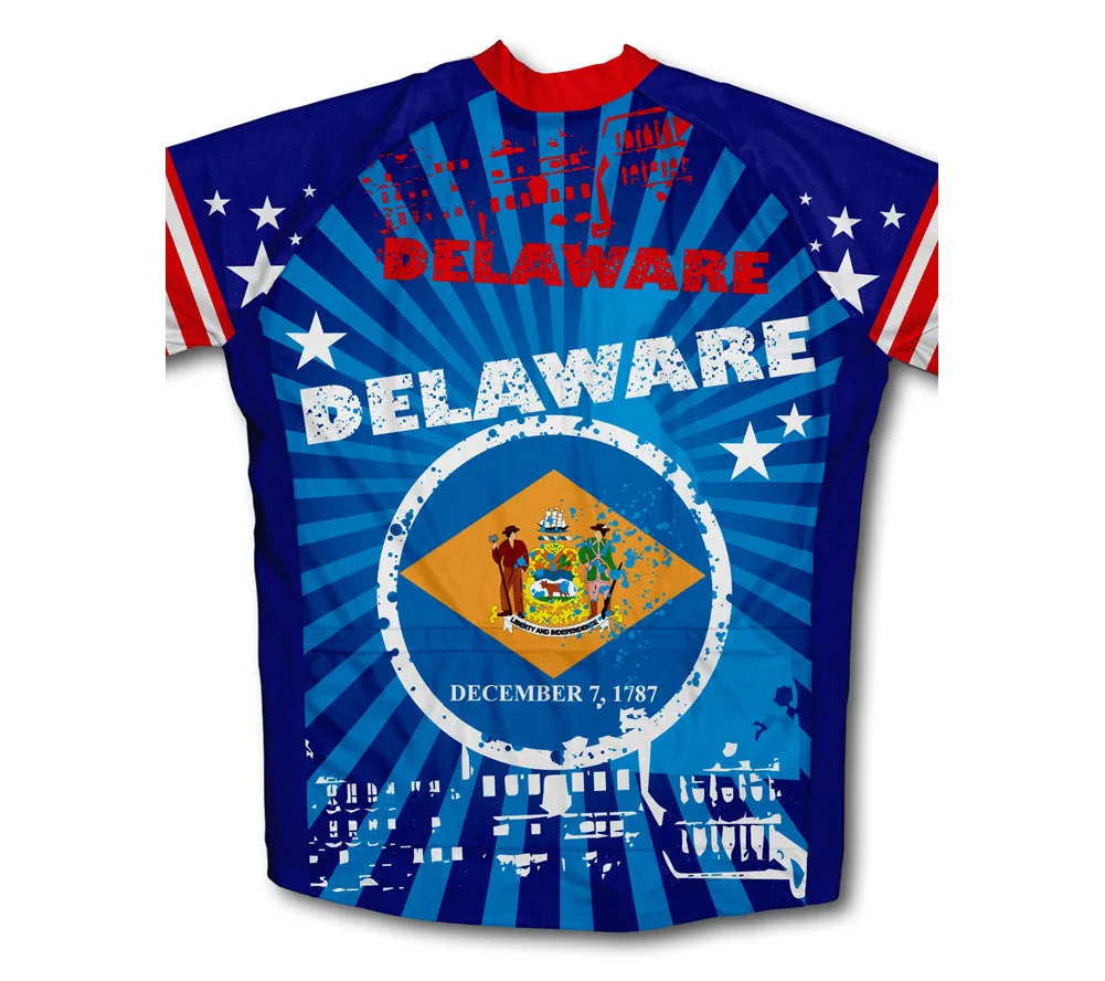 Delaware Short Sleeve Cycling Jersey for Men and Women