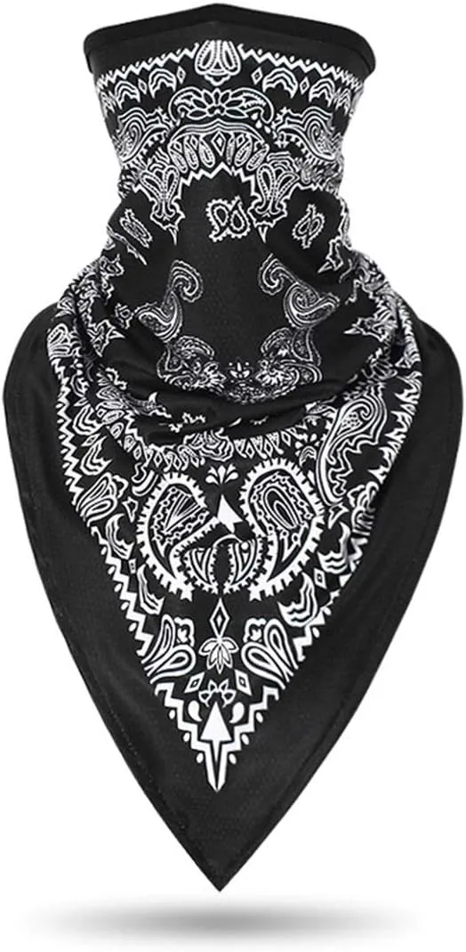 ECYC Summer Breathable Bandana Headwear Half Face Guard Neck Gaiter Scarf Mask