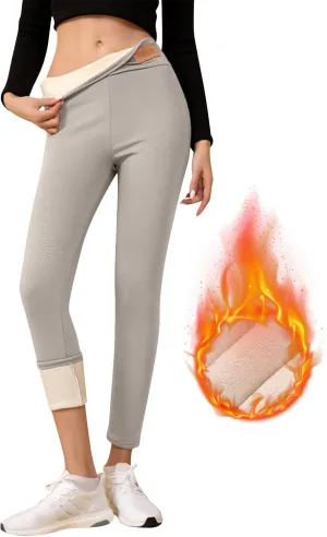 Fleece Lined Leggings Women Sweatpants Women Thermal Winter Pants for Women Fleece Joggers for Women Thermal Clothes