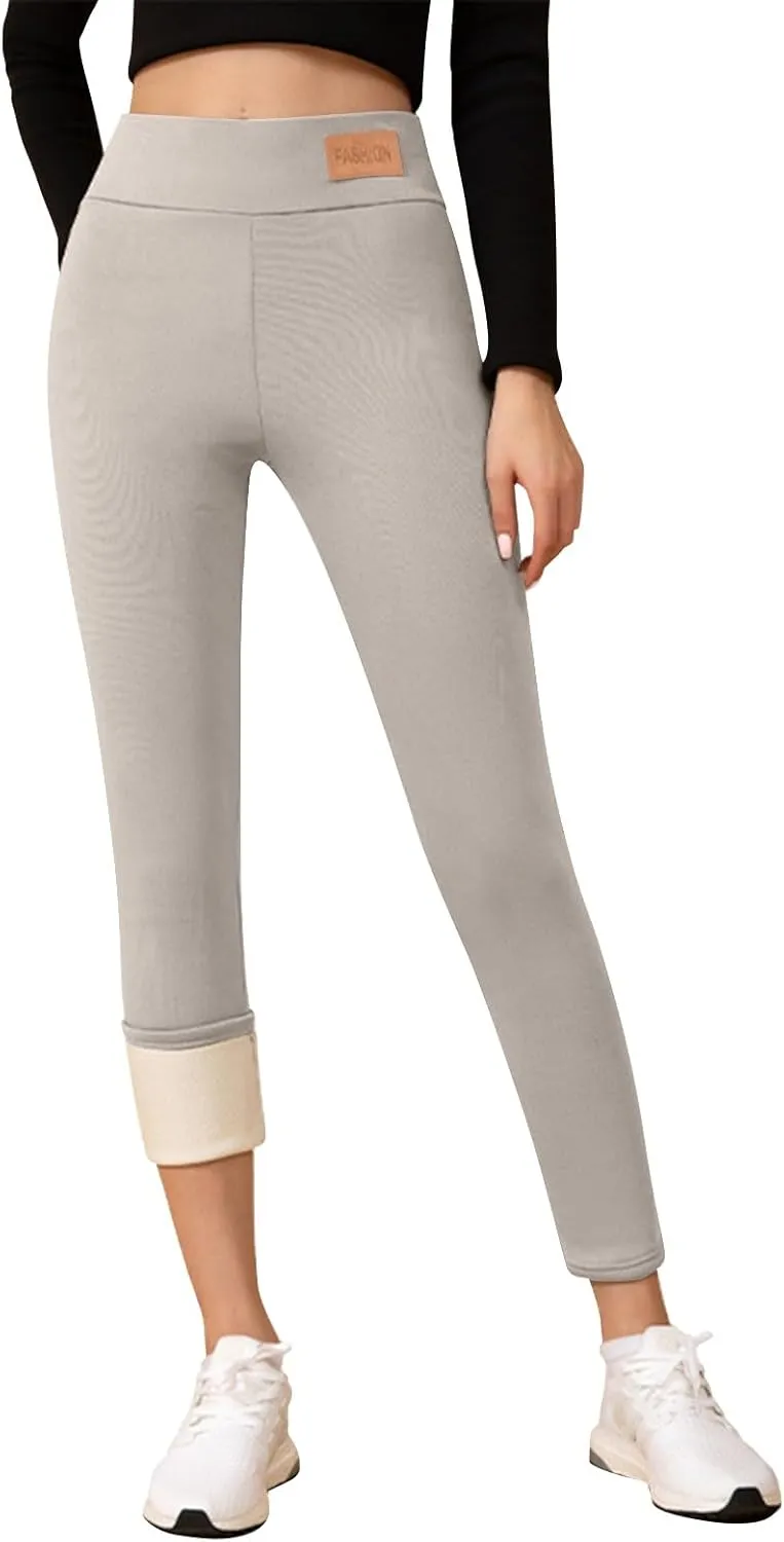 Fleece Lined Leggings Women Sweatpants Women Thermal Winter Pants for Women Fleece Joggers for Women Thermal Clothes