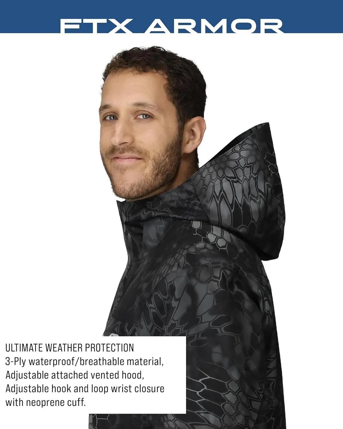 FROGG TOGGS Men's FTX Armor Premium Waterproof Rain, Fishing/Anglers Jacket