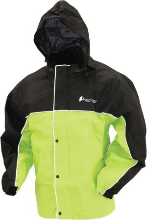FROGG TOGGS Men's Road Toad Reflective Waterproof Rain Jacket