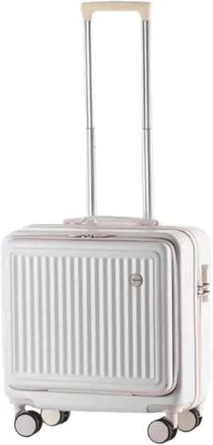 Front Cover Full Open Suitcase Carry-On 18/20-Inch Luggage 360 Light-Sound Shock-Absorbing Universal Wheel Travel Trolley Case
