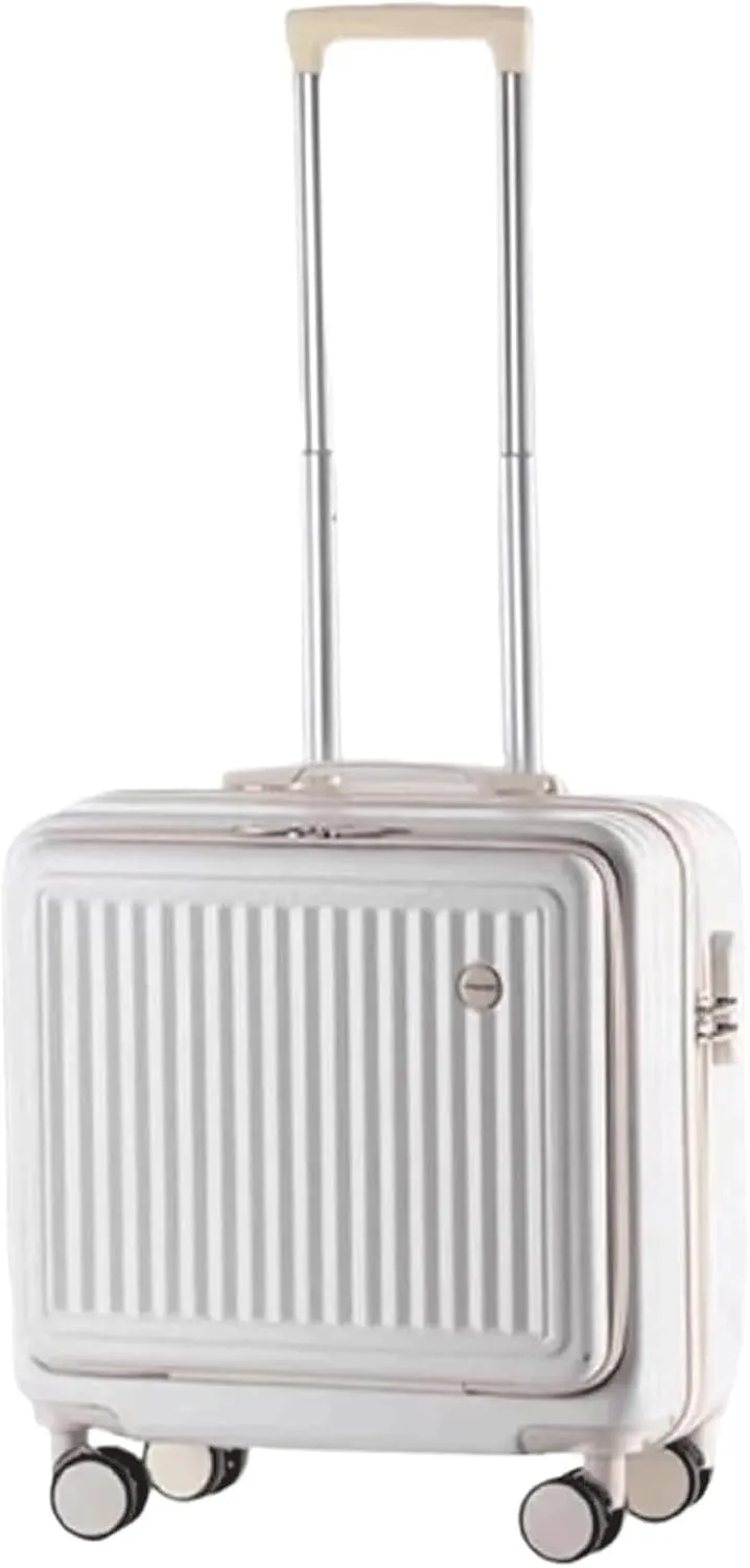 Front Cover Full Open Suitcase Carry-On 18/20-Inch Luggage 360 Light-Sound Shock-Absorbing Universal Wheel Travel Trolley Case
