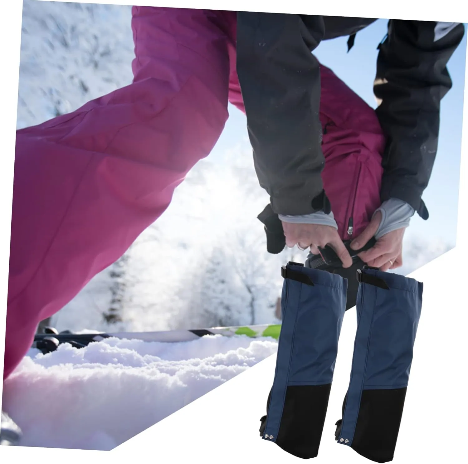 GALPADA Boots Hiking Boot Gaiters Waterproof Snow Legging Gaiter Hiking Leg Covers Camping Foot Cover Hiking
