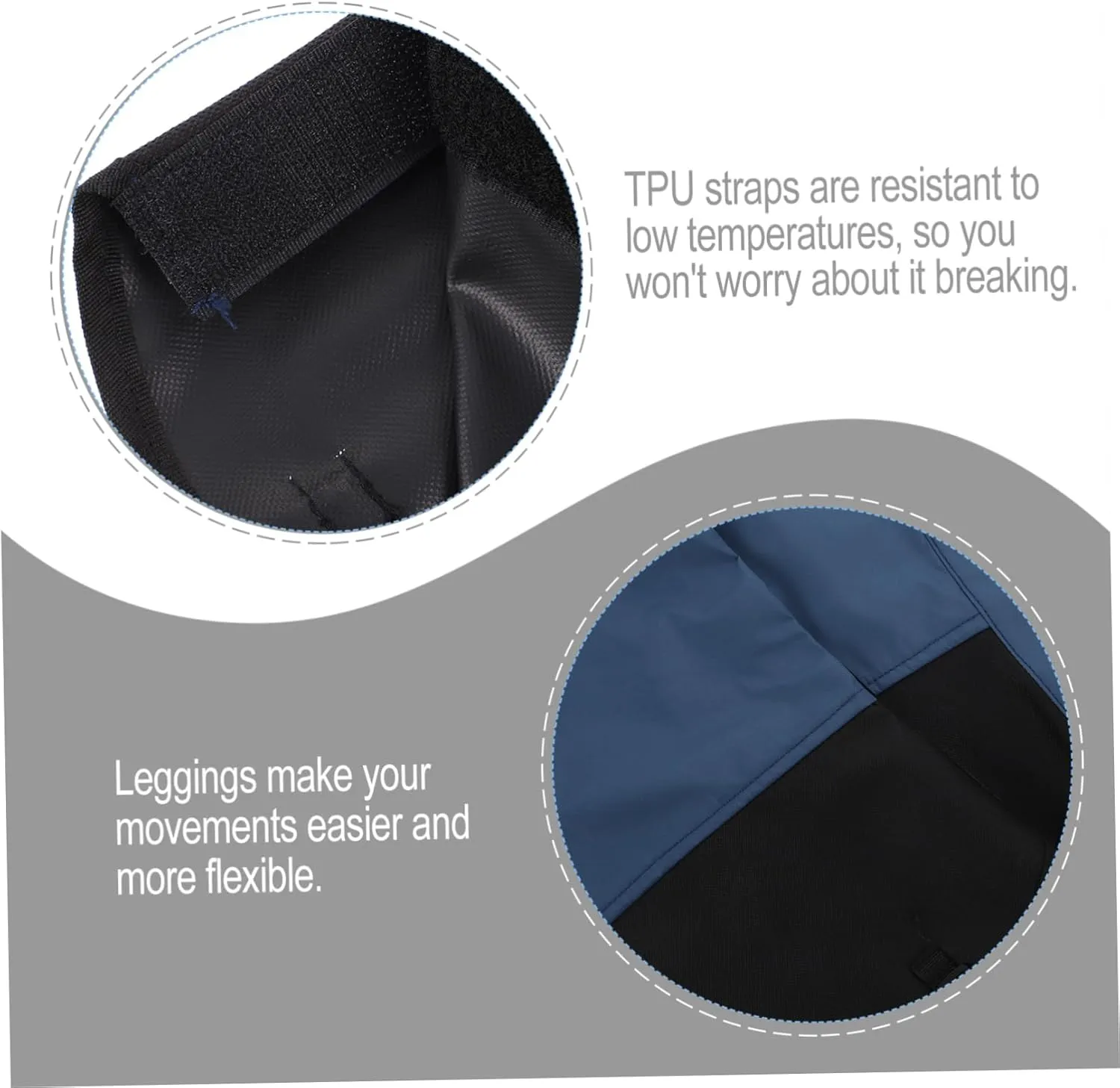 GALPADA Boots Hiking Boot Gaiters Waterproof Snow Legging Gaiter Hiking Leg Covers Camping Foot Cover Hiking
