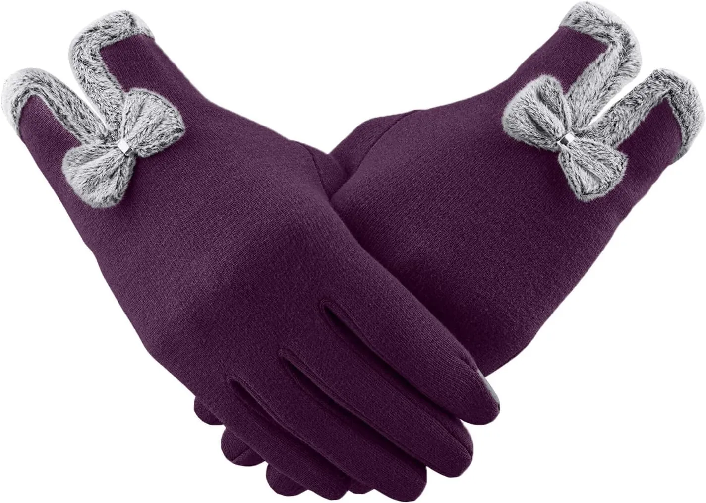 Girls Comfortable Mittens Winter Gloves Warm Touchscreen Gloves Windproof Glove for Women Girls Ladies Winter