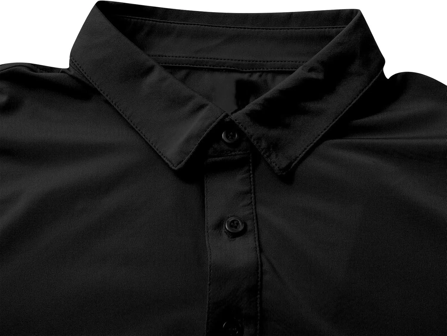 Golf Shirts for Mens Moisture Wicking Quick-Dry Long Sleeve Polo Shirt Performance Athletic Summer Collared T-Shirts