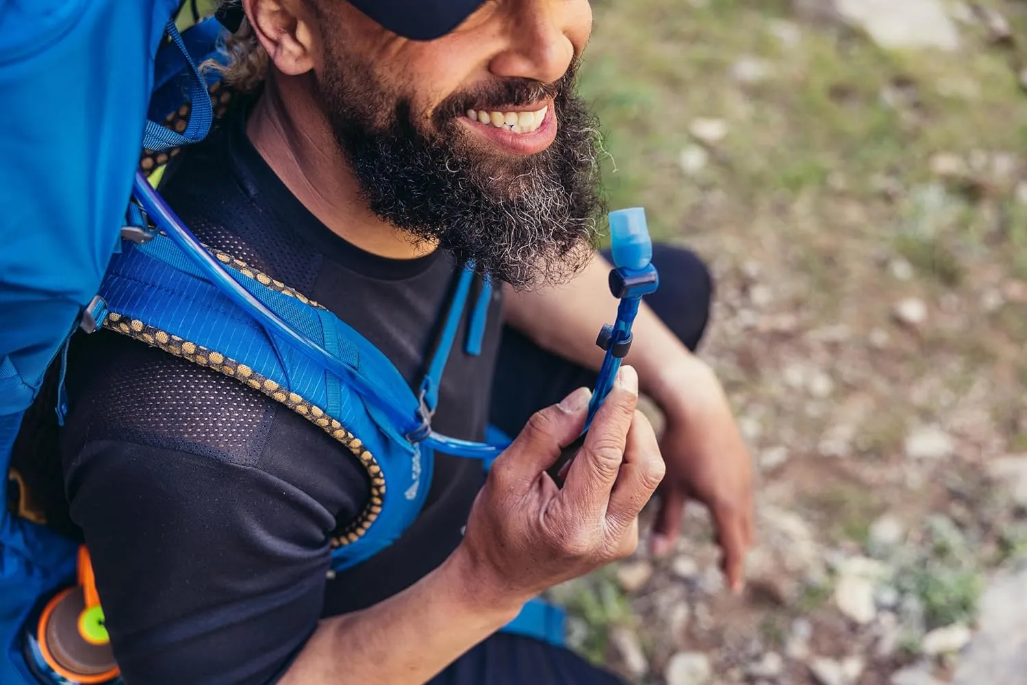 Gregory Katmai 65L Unisex Backpacking Pack, Ventilated Backpanel, Built-In Hydration Attachment for Bladder (Reservoir Not Included), Small/Medium, Kraken Blue