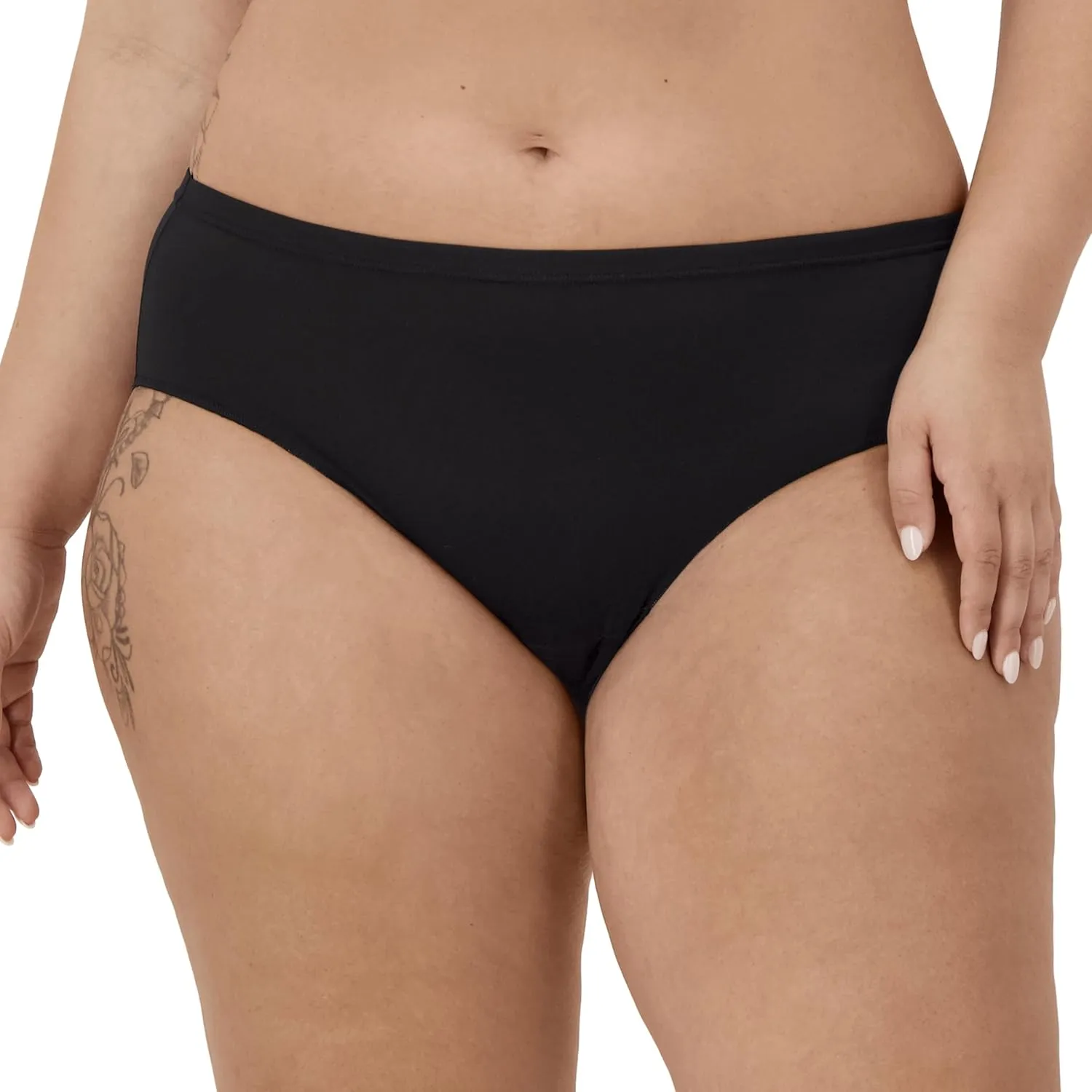 Hanes Women's Hipster Underwear Pack, Breathable Mesh Panties for Women, 5-Pack