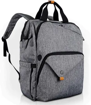 Hap Tim Travel Backpack for Women Airline Approved, Womens backpack for work, Teacher backpack, Laptop Backpack(7651-G), 15.6 inches, Grey