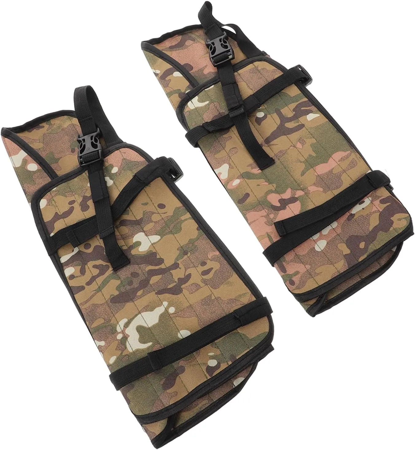Happyyami 1 Pair Climbing Gaiters for Hiking Hunting Snowy Conditions Windproof Sandproof Leg Gaiters for Men Women