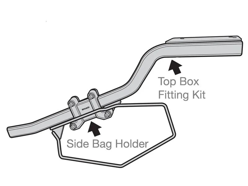 Honda NTV650 (89-99) SHAD Soft Pannier Adaptor