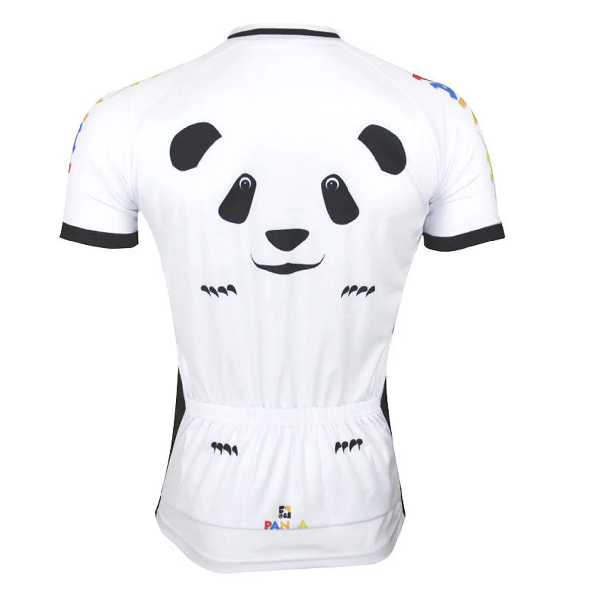ILPALADINO Panda Men's Cycling Short Sleeve Bike Shirt Quick Dry Exercise Bicycling Pro Cycle Clothing Racing Apparel Outdoor Sports Leisure Biking Shirts NO.120