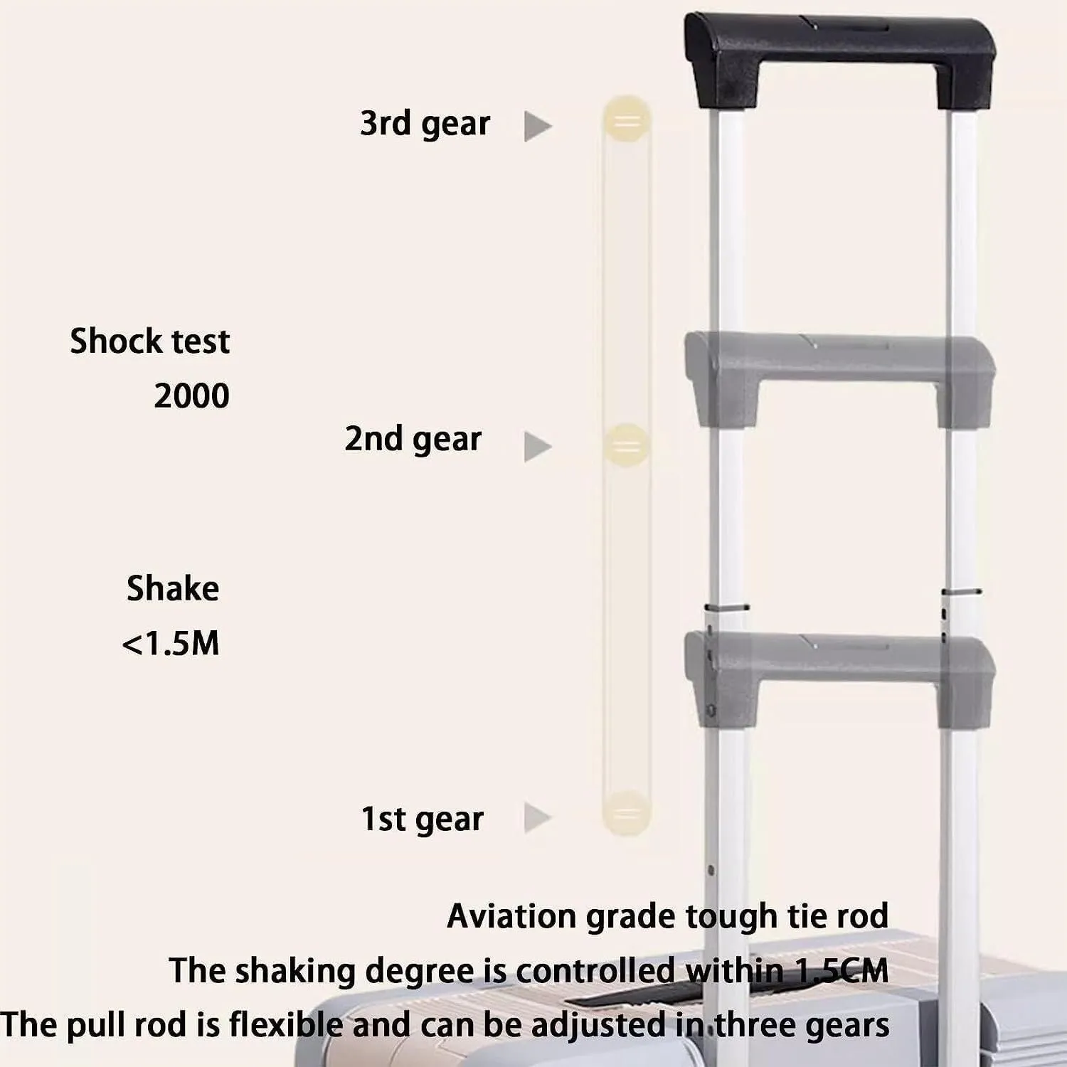 IRYZE Lightweight Suitcase Foldable Suitcases Adjustable Trolley Carry On Luggage Front Open Suitcase Universal Wheel Carry on Luggage (Color : D, Size : 24 in)