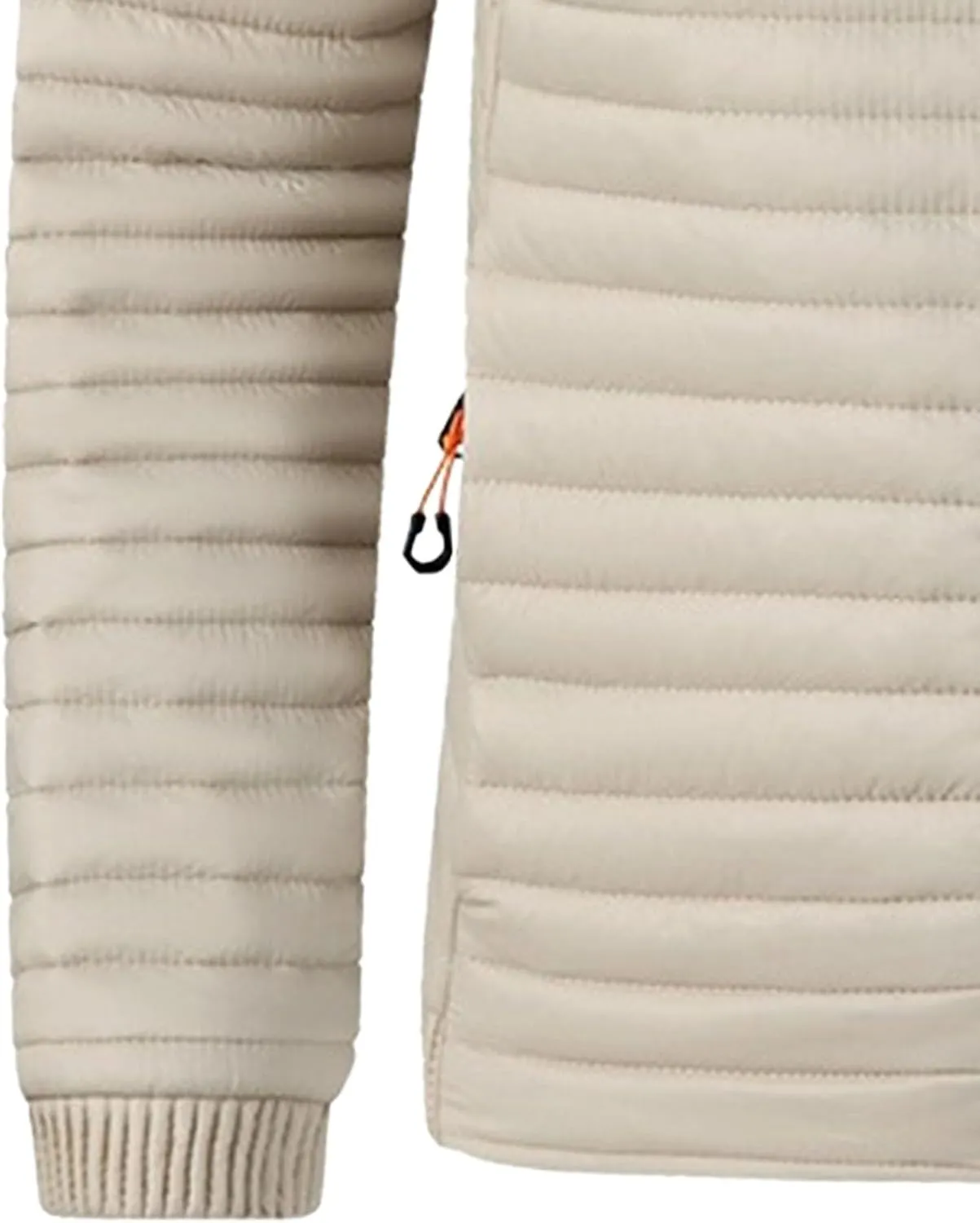 JEKE-DG Men's Zipper Casual Thermal Puffer Jacket Solid Winter Warm Down Coat Thermal Lightweight Bubble Coat