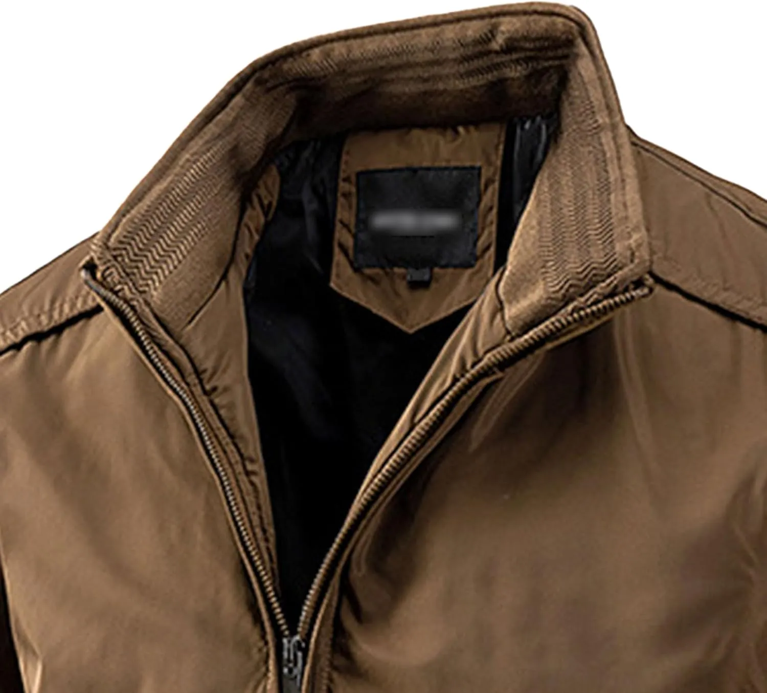 JEsilunmaMY Men's Outdoor Cotton Bomber Jacket Full Zip Windproof Windbreaker Military Jackets Warm Winter Padded Coats