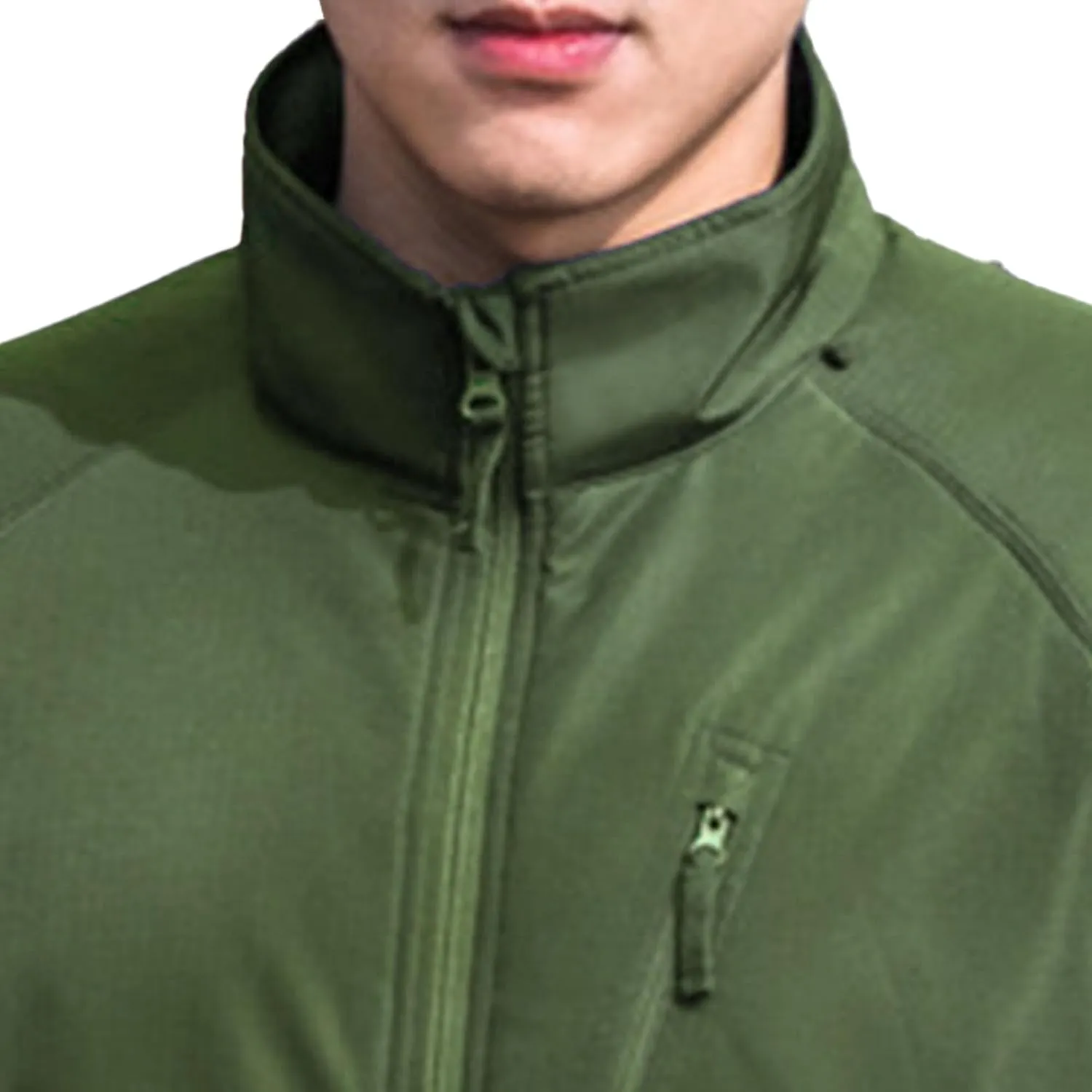 JEsilunmaMY Mens Stand Colllar Outdoor Hiking Jacket Lightweight Raincoat Waterproof Rain Coat Windproof Mountain Windbreaker