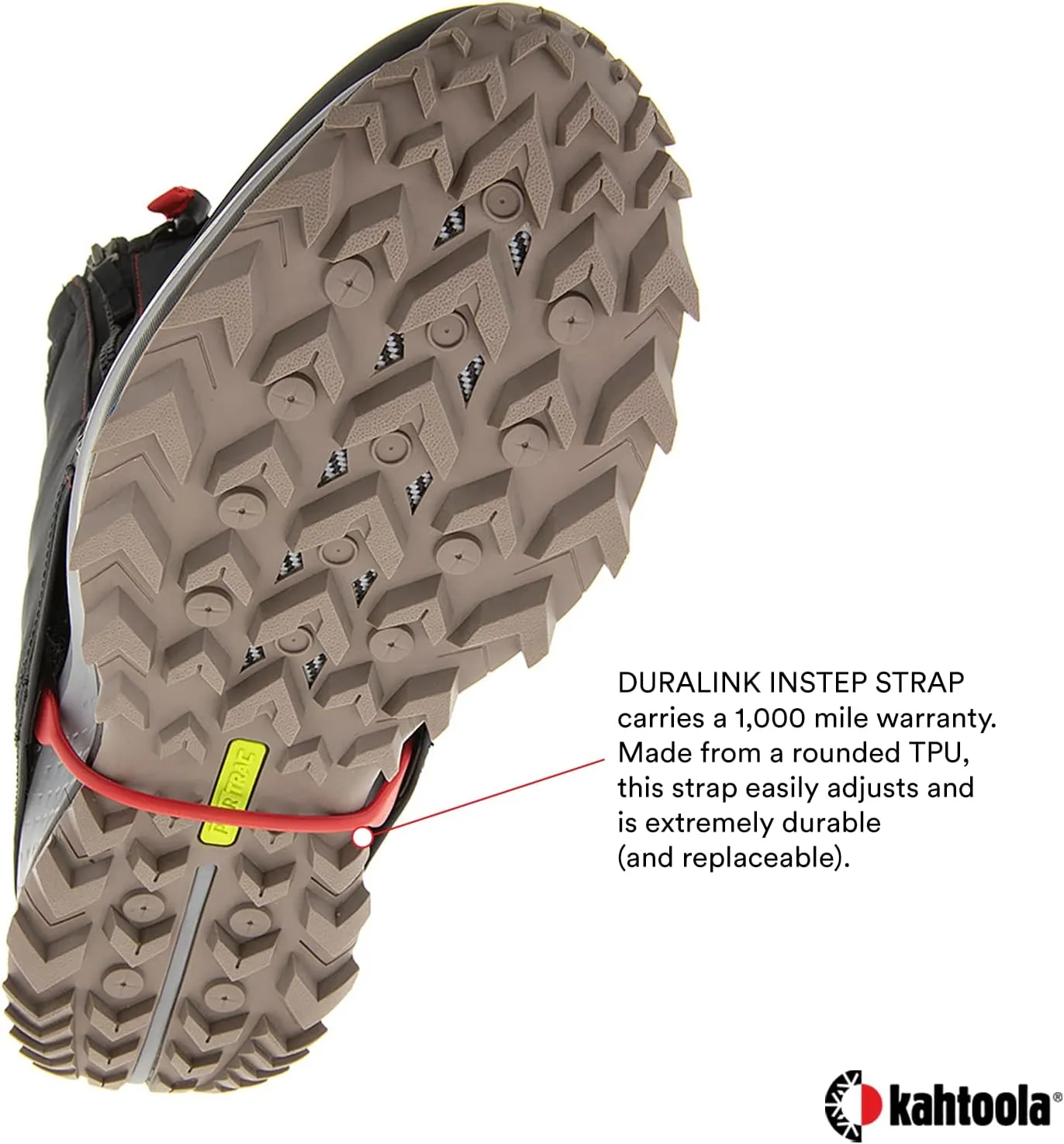 Kahtoola INSTAgaiter Mid Gaiters for Hiking, Trail Running, Mountaineering, Hunting, Rocky Terrain, Mud, Snow & Ice