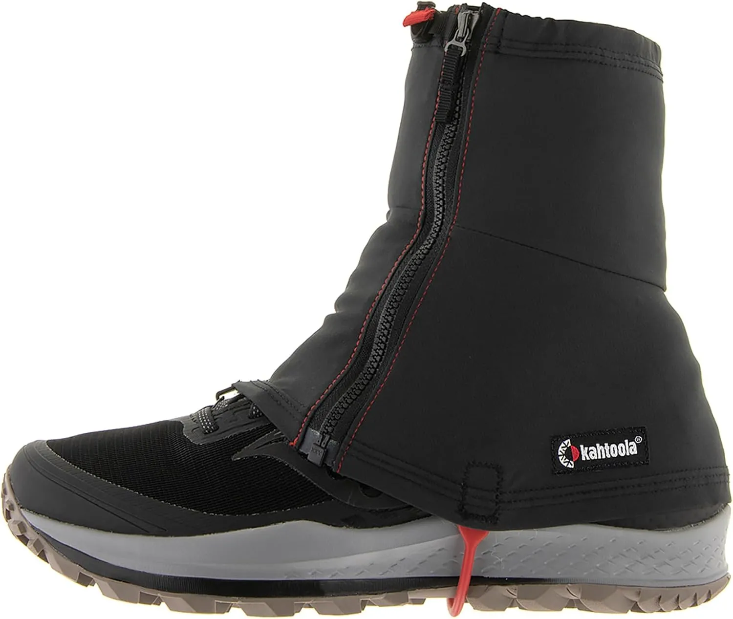 Kahtoola INSTAgaiter Mid Gaiters for Hiking, Trail Running, Mountaineering, Hunting, Rocky Terrain, Mud, Snow & Ice