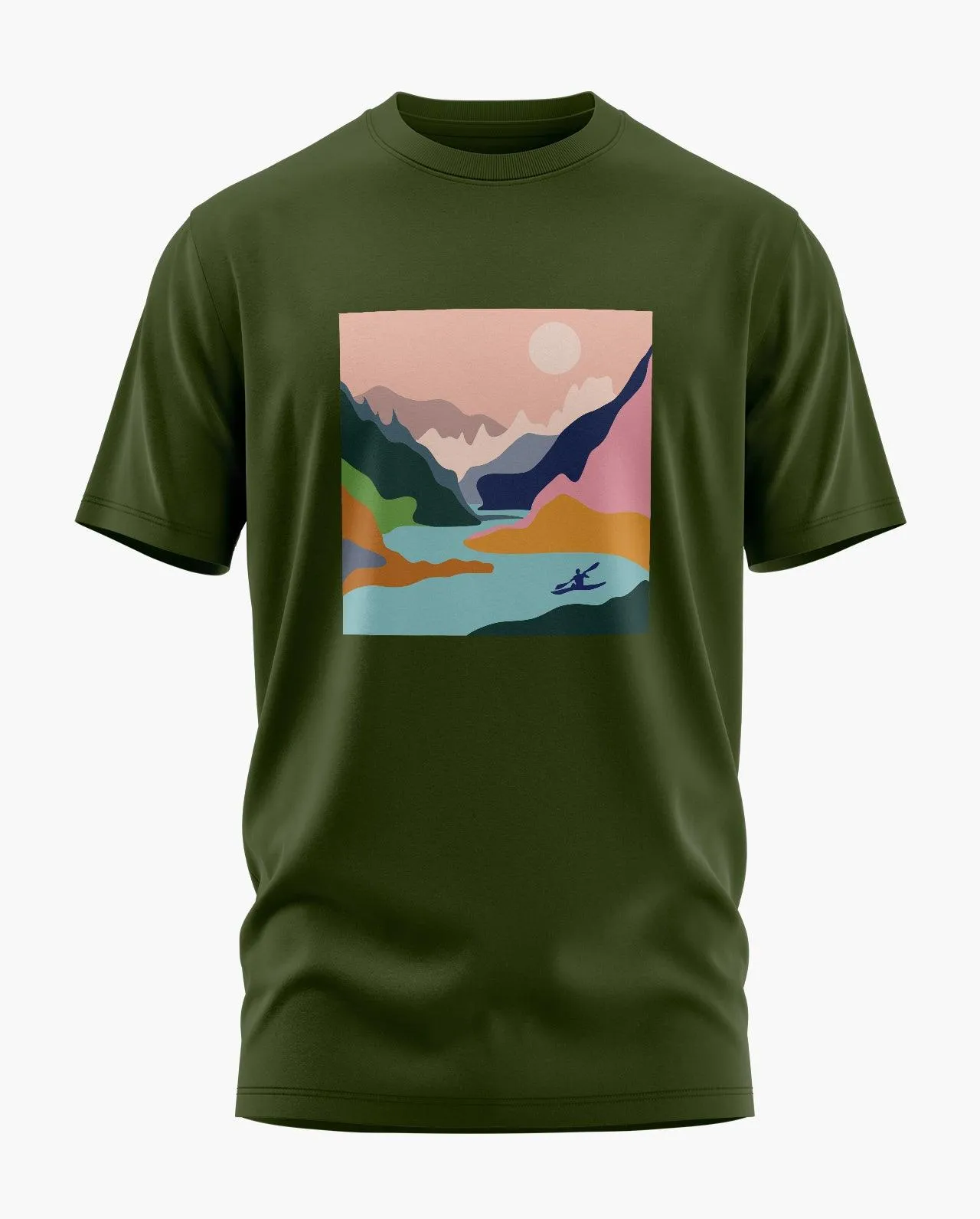 Kayak Graphic Signature LuxeSoft Cotton T-Shirt