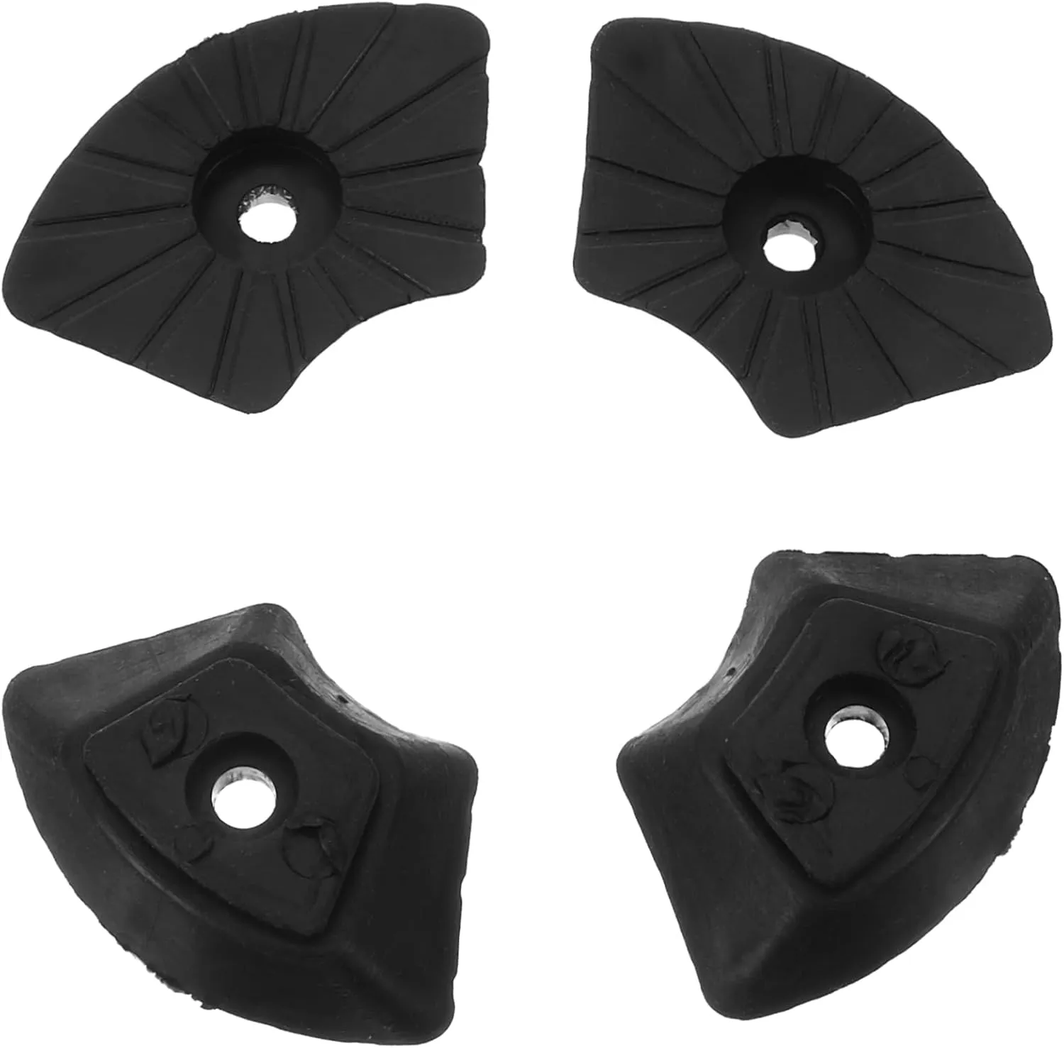 Kisangel Non Slip Crutch Replacement Tips for Walking Canes Lightweight Durable Cane Protectors Essential