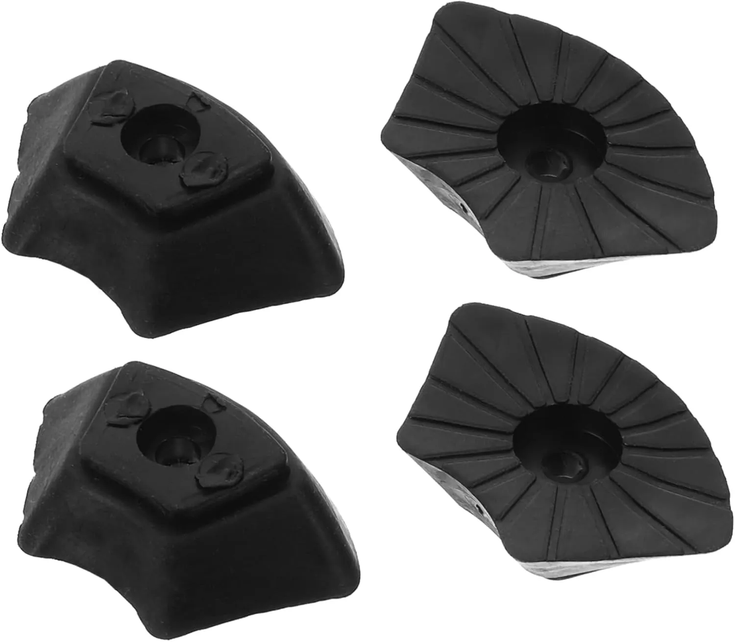 Kisangel Non Slip Crutch Replacement Tips for Walking Canes Lightweight Durable Cane Protectors Essential