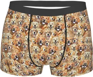labrador retriever Dogs Boxer Briefs, Moisture Wicking & Breathable,Underwear for Men