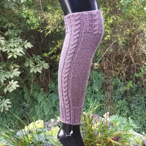 Lavender Leg Warmer for Women | Perfect For Winter | High Leg Thermal