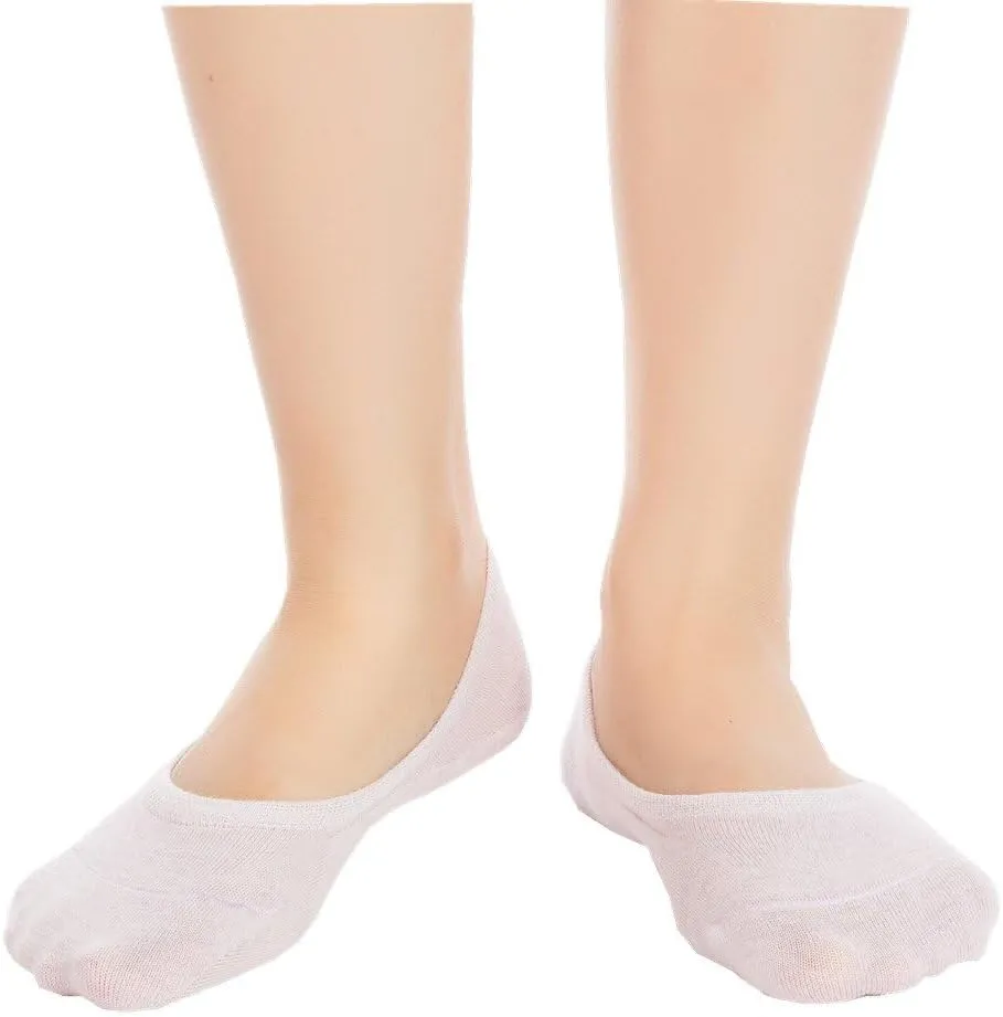 Losa Kute 6 Pairs Womens Casual No Show Socks Anti-Slip Socks 
