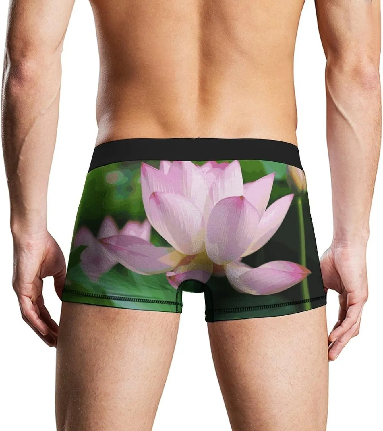 Lotus Men's Boxer Briefs Breathable Underwear Comfortsoft Moisture-Wicking Trunks Underwear Underpants