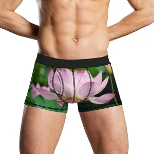 Lotus Men's Boxer Briefs Breathable Underwear Comfortsoft Moisture-Wicking Trunks Underwear Underpants