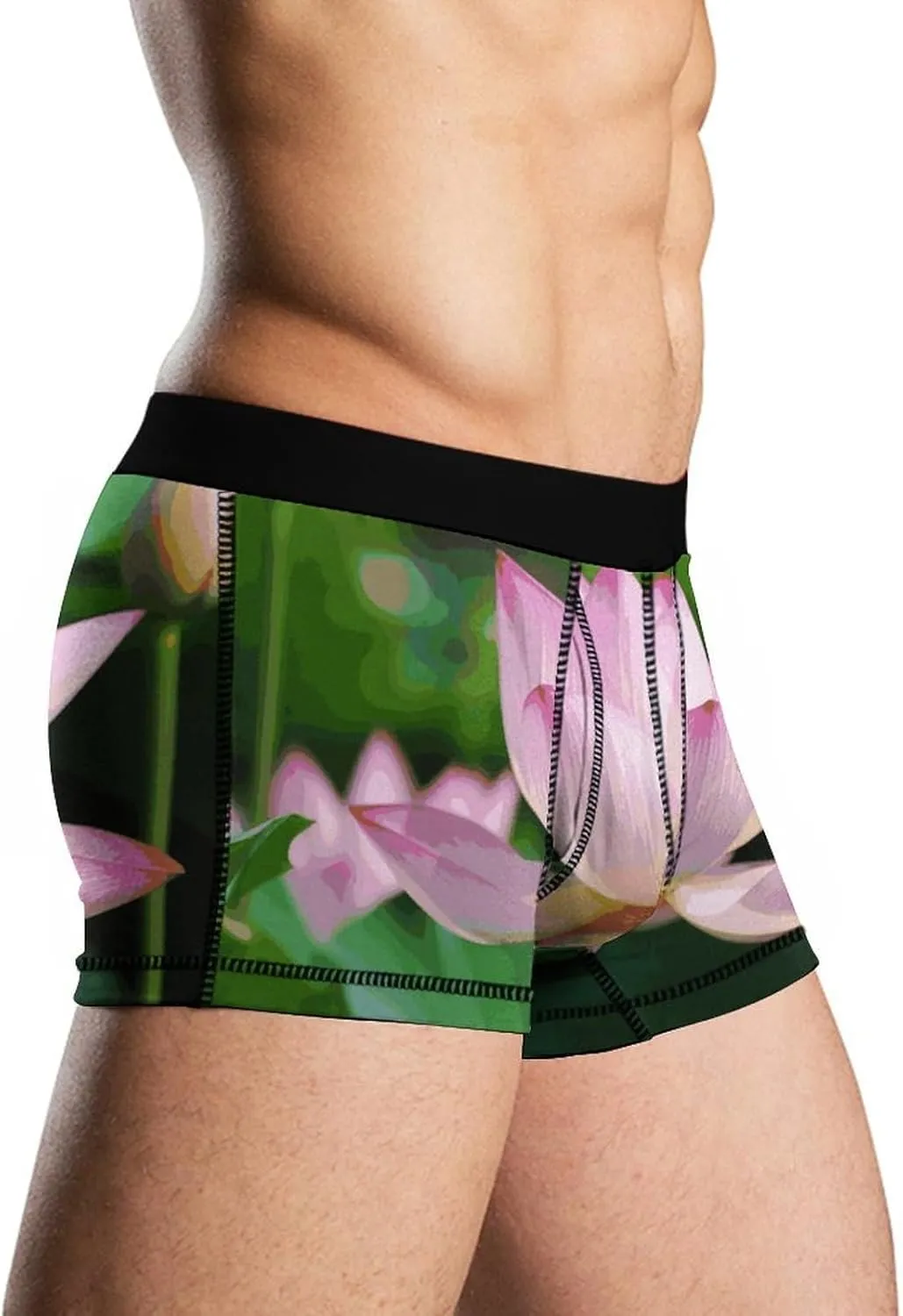 Lotus Men's Boxer Briefs Breathable Underwear Comfortsoft Moisture-Wicking Trunks Underwear Underpants