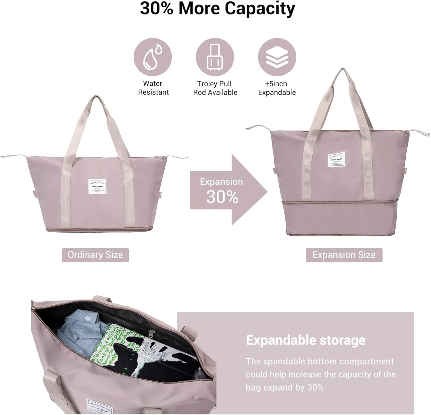 Luggage Sets 3 Piece with Double Spinner Wheels,PC Hardside Suitcase Sets with Expandable, Carry On Luggage Set with Travel Duffle Bag for Women and Men