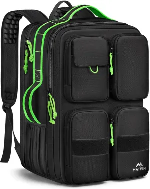 MATEIN Travel Laptop Backpack with Multiple Pockets, Heavy Duty Computer Backpack Fits 17 Inch Laptop, TSA Large Travel Bag with Shoe Compartment, Water Resistant Padded Commuter College Daypack