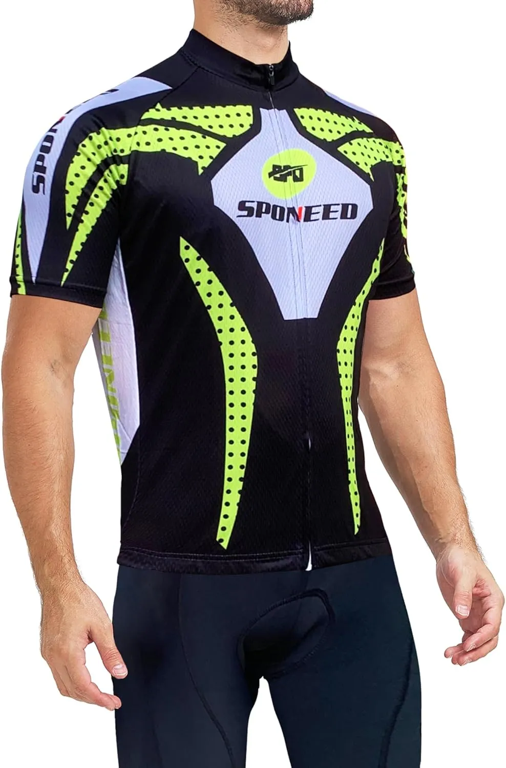 Men Bike Jersey Short Sleeve Road Cycling Shirts Biking Tops Moisture Wicking