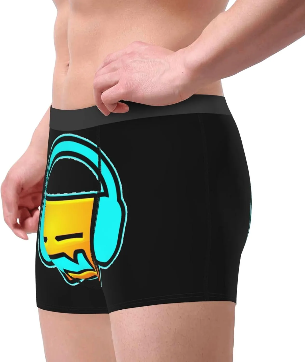 Men's Boxer Brief Moisture-Wicking Comfy Breathable Teen Boxer Brief Underpants