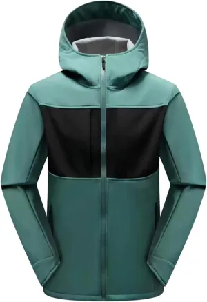 Mens Fall Winter Jacket Warm Waterproof Windbreaker Raincoat With Hood Trendy Outdoor Hiking Mountain Windproof Coats