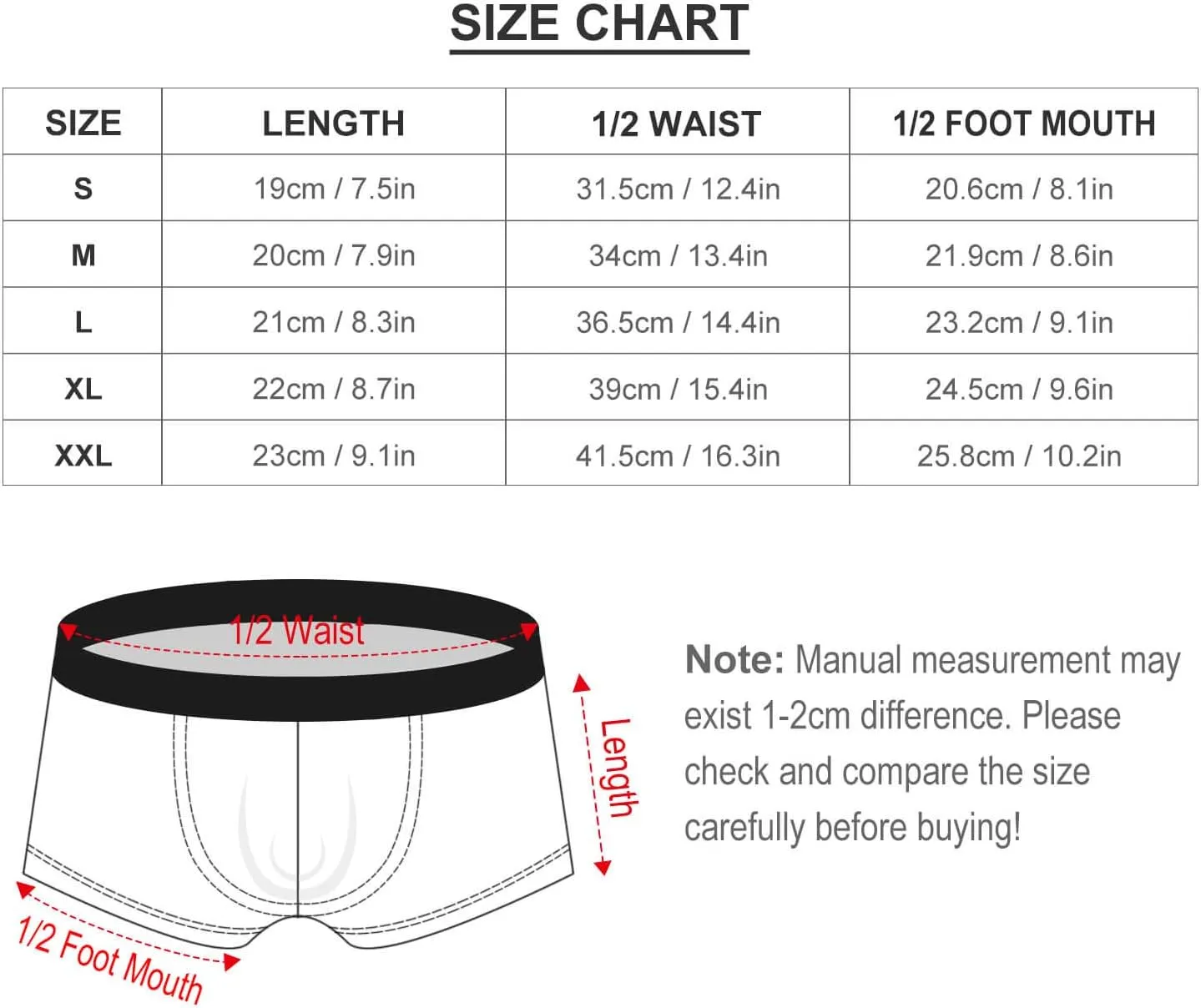 Men's Funny Boxer Briefs Moisture Wicking Underwear with Support Pouch