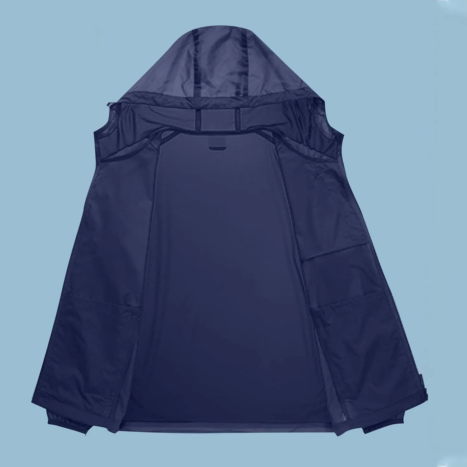 Mens Hooded Sun Protection Jacket 2025 Long Sleeve Outdoors Hoodie Full Zipper Sport Jackets Thin Lightweight Coats