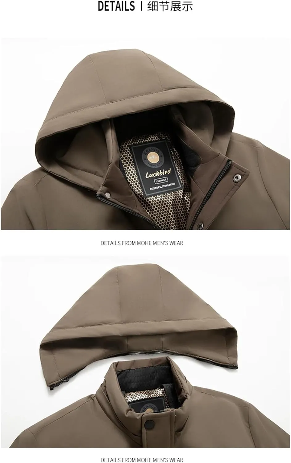 Men's Outdoor Graphene Winter Coat Middle-Aged And Elderly Padded Down Warm Padded Jacket