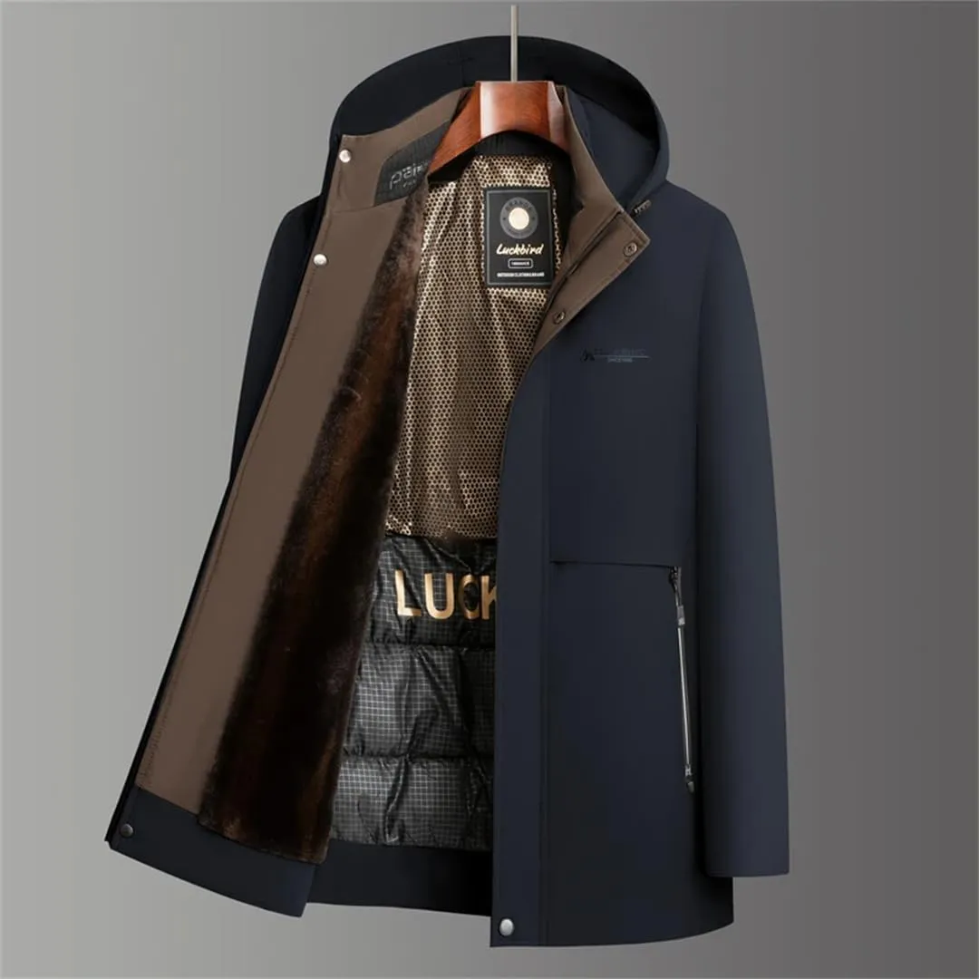 Men's Outdoor Graphene Winter Coat Middle-Aged And Elderly Padded Down Warm Padded Jacket