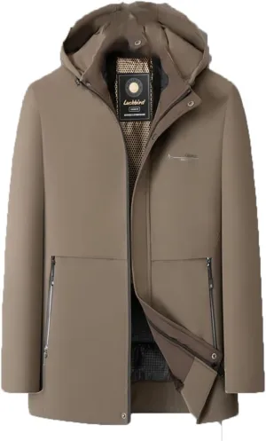 Men's Outdoor Graphene Winter Coat Middle-Aged And Elderly Padded Down Warm Padded Jacket