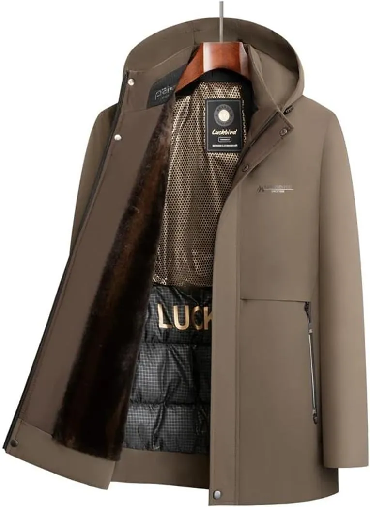 Men's Outdoor Graphene Winter Coat Middle-Aged And Elderly Padded Down Warm Padded Jacket