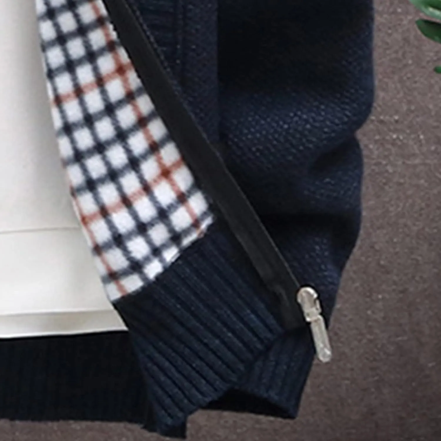 Mens Sweater Jackets Casual Stand Collar Knitted Sweater Cardigan Lightweight Fleece Lined Full Zip Knitwear Coat