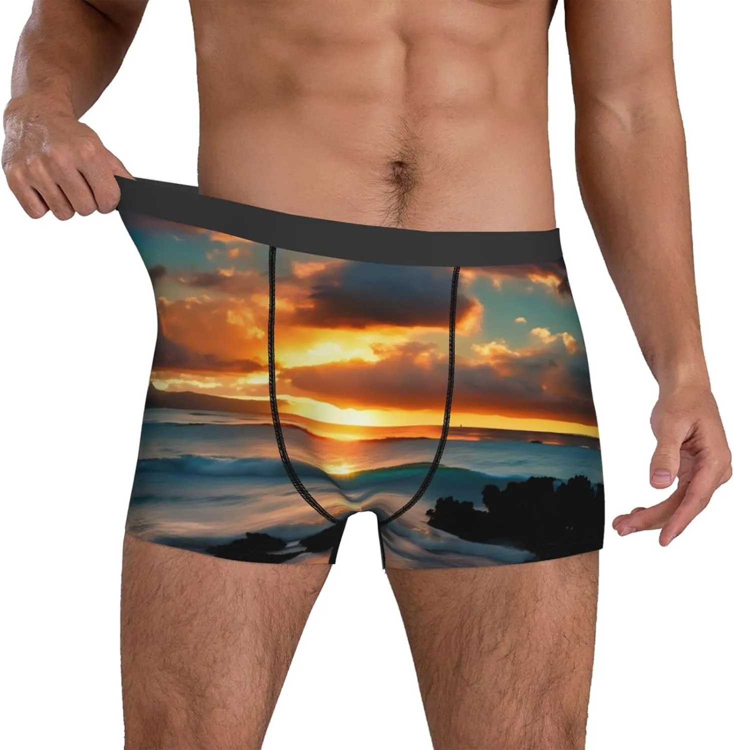 Mens Underwear Mens Underwear Boxer Briefs Breathable Soft Moisture Wicking with